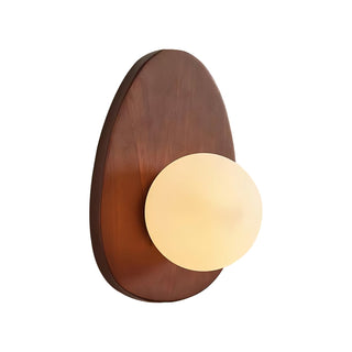 Ephael Applique Murale en Noyer Verre Premium