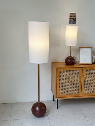 Cephaor Lampadaire en Tissu Moderne