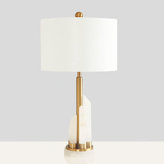 Olvenor Lampe de Table en Albâtre