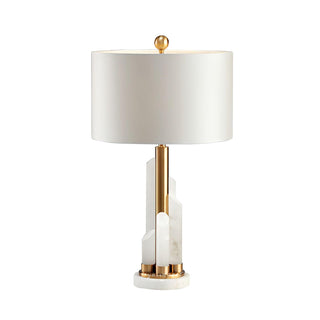 Olvenor Lampe de Table en Albâtre