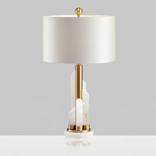 Olvenor Lampe de Table en Albâtre
