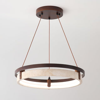 Veraearae Suspension Moderne en Travertin