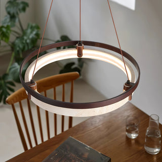 Veraearae Suspension Moderne en Travertin