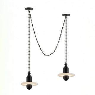 Orbital Drift Chain Chandelier-Neutral Decor