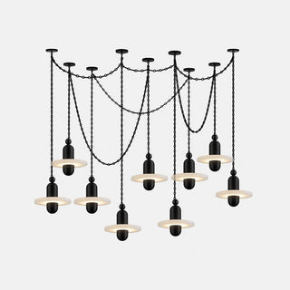 Orbital Drift Chain Chandelier-Neutral Decor