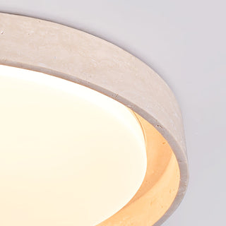 Zevinarae Lumière de Plafond Industrielle en Travertin-Luire