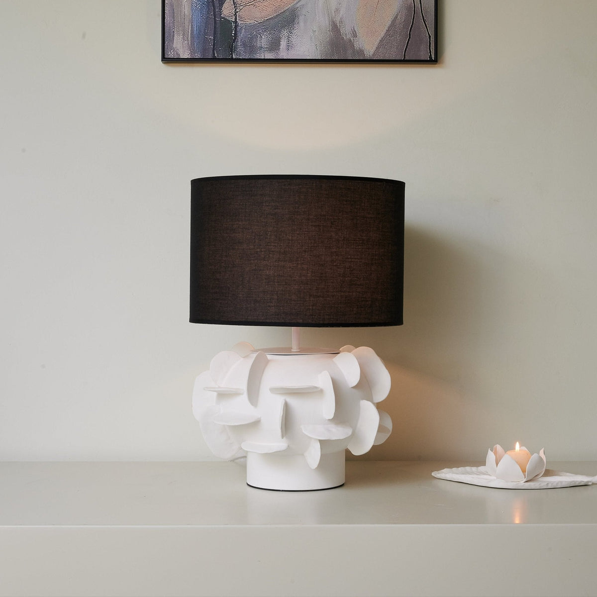 Peyton Lampe de Table Contemporaine en Céramique