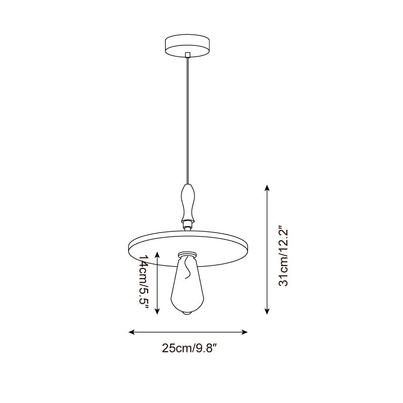 Ritta Orbit Pendant Light Travertine-Neutral Decor