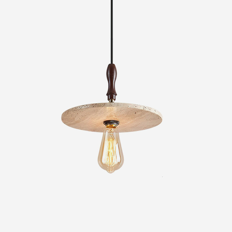 Ritta Orbit Pendant Light Travertine-Neutral Decor