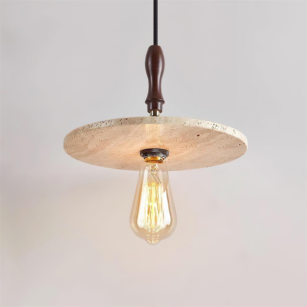 Ritta Orbit Pendant Light Travertine-Neutral Decor