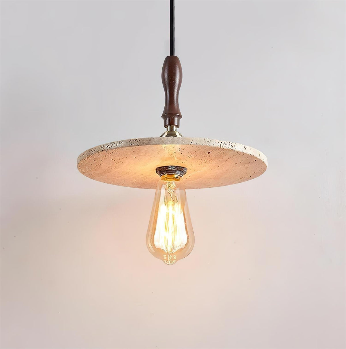 Ritta Orbit Pendant Light Travertine-Neutral Decor
