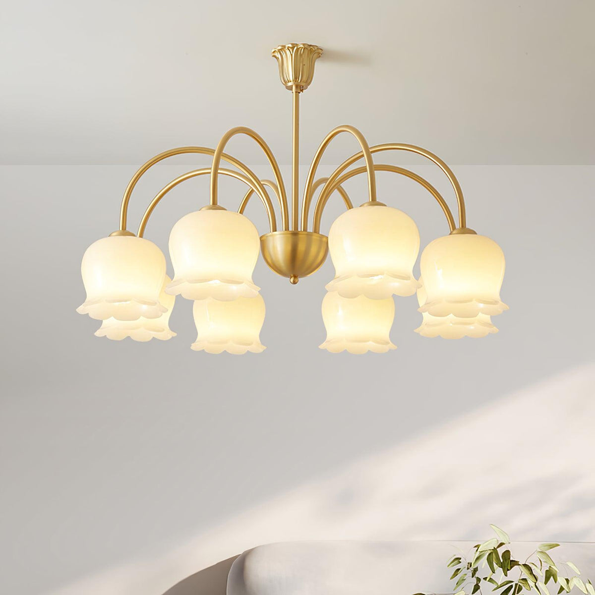 Talella Lustre Laiton Bras Courbé Élégant
