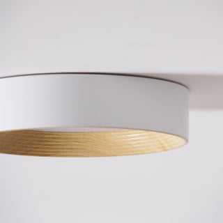 Solara Plafonnier Bois Anneau Minimaliste Réglable