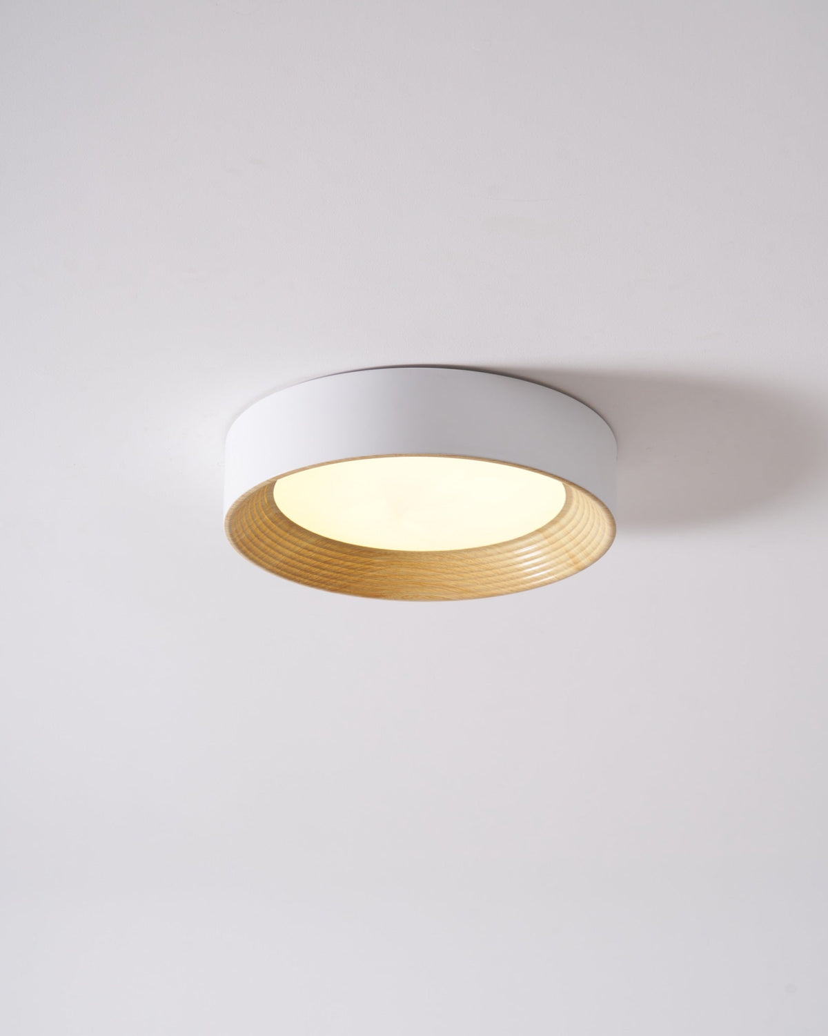 Belara Plafonnier Bois Anneau Minimaliste Réglable