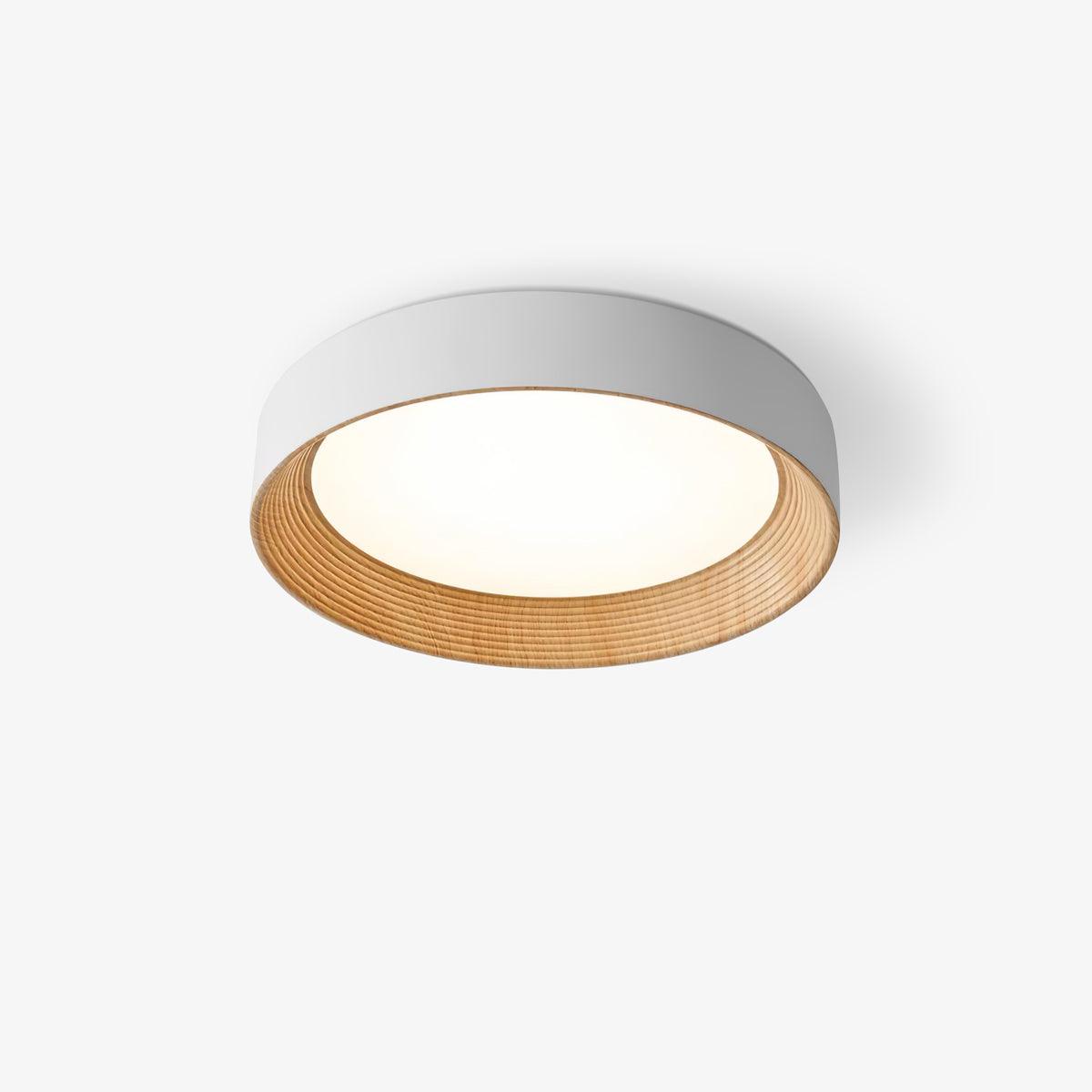 Belara Plafonnier Bois Anneau Minimaliste Réglable