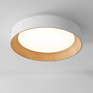 Solara Plafonnier Bois Anneau Minimaliste Réglable