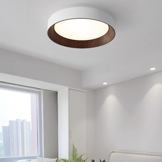 Solara Plafonnier Bois Anneau Minimaliste Réglable