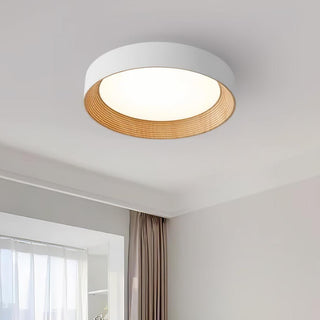 Solara Plafonnier Bois Anneau Minimaliste Réglable
