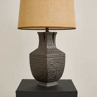 Echo Lampe de Table Vintage en Tissu