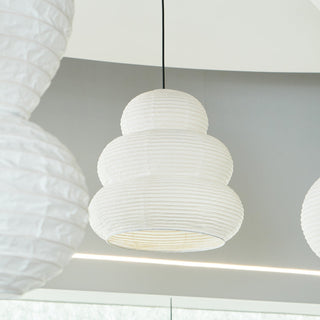 Elthayra Lampe Suspendue Lampe à Lanterne en Bambou Série Naturelle