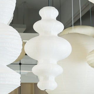 Elthayra Lampe Suspendue Lampe à Lanterne en Bambou Série Naturelle