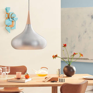 Eldara Suspension Industrielle en Aluminium et Bois