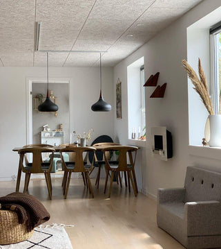 Eldara Suspension Industrielle en Aluminium et Bois