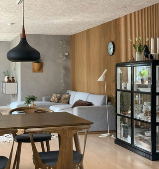 Eldara Suspension Industrielle en Aluminium et Bois