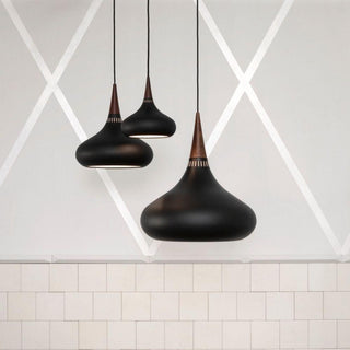 Eldara Suspension Industrielle en Aluminium et Bois