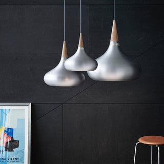 Eldara Suspension Industrielle en Aluminium et Bois