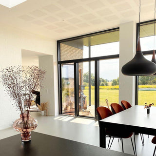 Eldara Suspension Industrielle en Aluminium et Bois