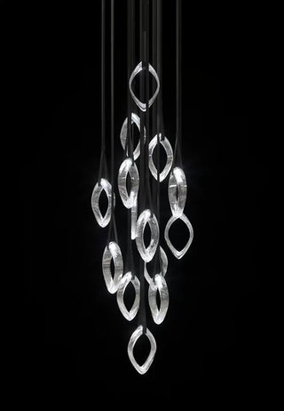 Ivvyne Lustre Moderne et Élégant en Verre