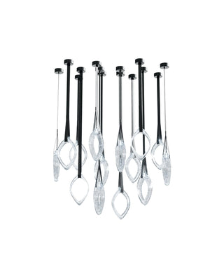 Ivvyne Lustre Moderne et Élégant en Verre