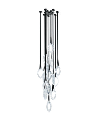 Ivvyne Lustre Moderne et Élégant en Verre