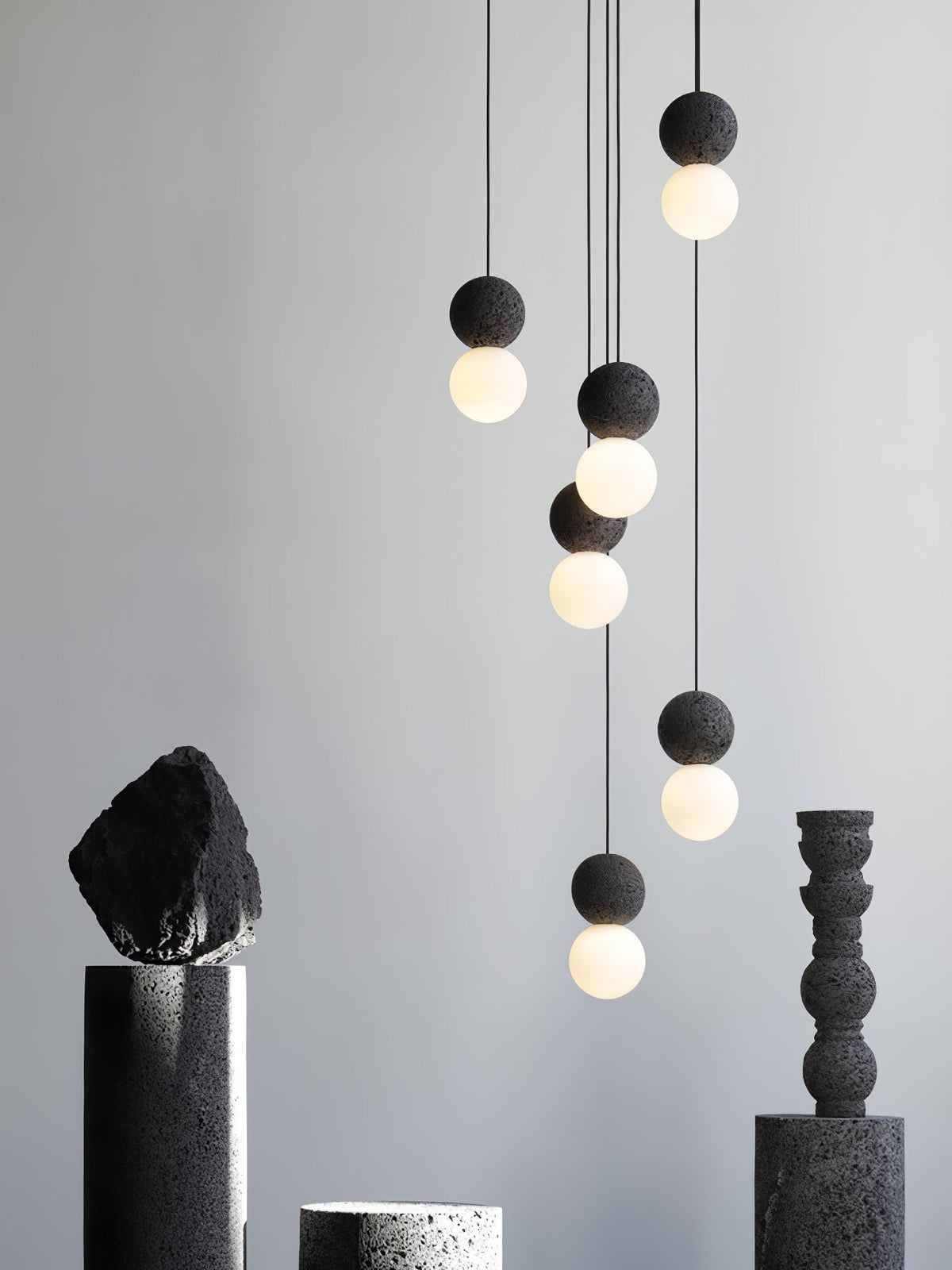 Solvicen Suspension Minimaliste en Ciment