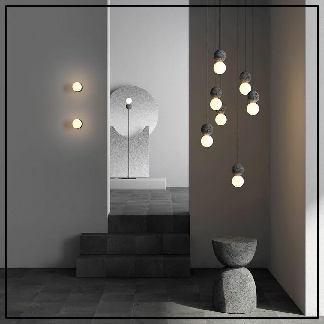 Solvicen Suspension Minimaliste en Ciment
