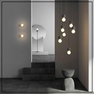 Solvicen Suspension Minimaliste en Ciment