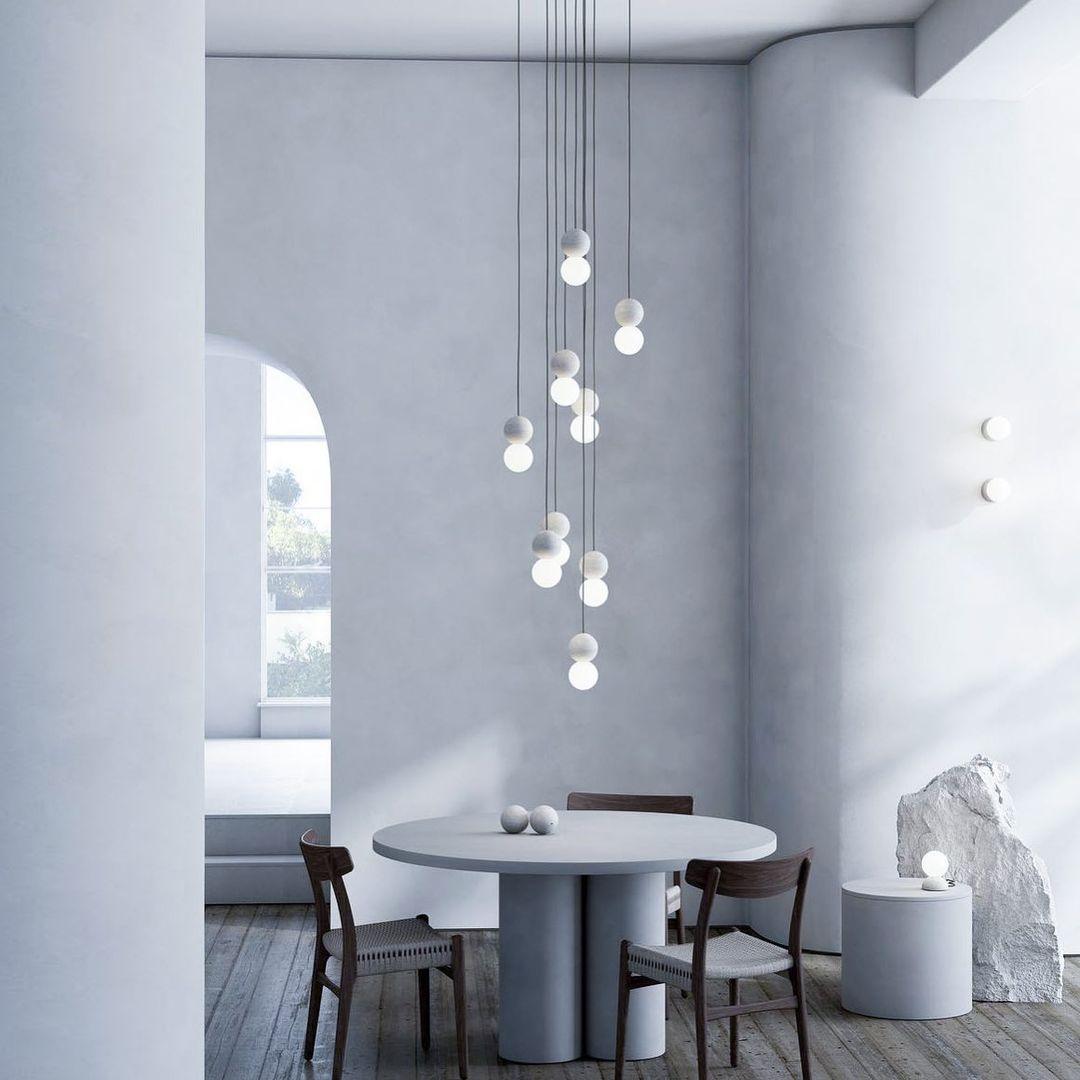 Solvicen Suspension Minimaliste en Ciment