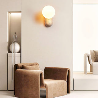 Colaeira Applique Murale Moderne Minimaliste en Travertin