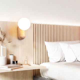 Colaeira Applique Murale Moderne Minimaliste en Travertin