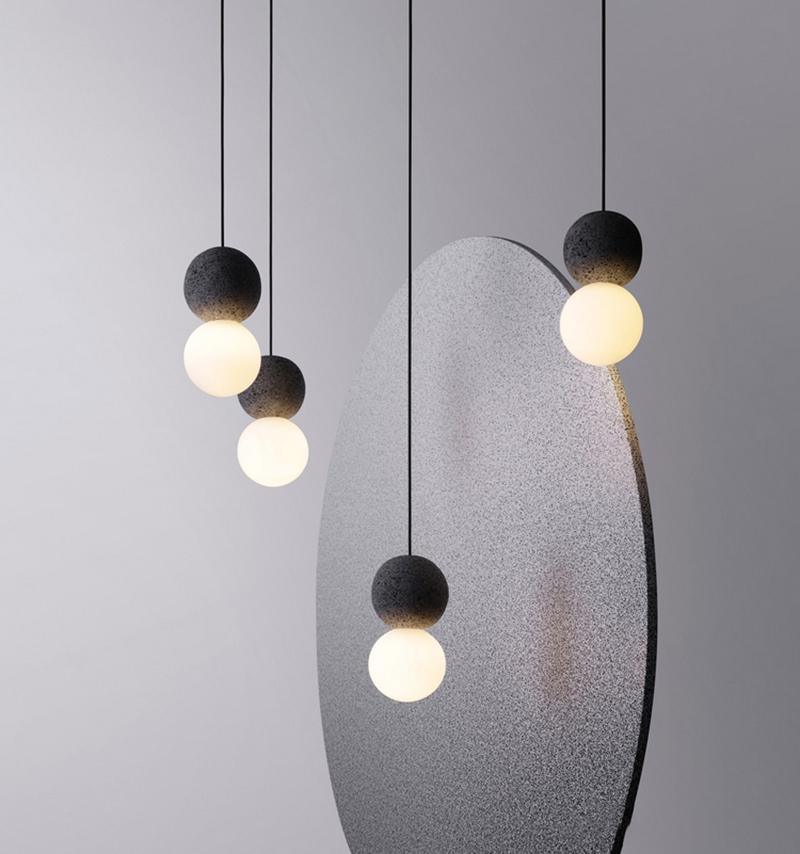 Solvicen Suspension Minimaliste en Ciment
