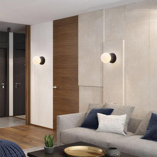 Lustra Applique Murale Béton Verre Opale