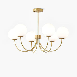 Lustra Lustre Orillia Brass Globe Modern