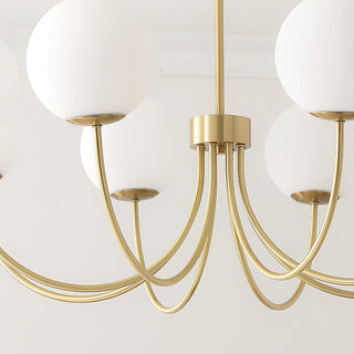 Lustra Lustre Orillia Brass Globe Modern
