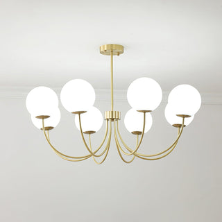 Lustra Lustre Orillia Brass Globe Modern