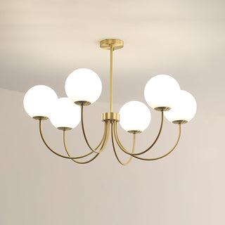 Lustra Lustre Orillia Brass Globe Modern
