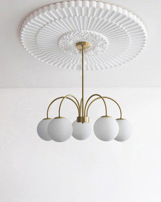 Lustra Lustre Orillia Brass Globe Modern
