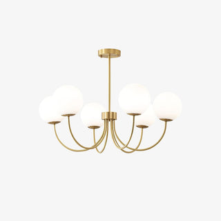 Lustra Lustre Orillia Brass Globe Modern