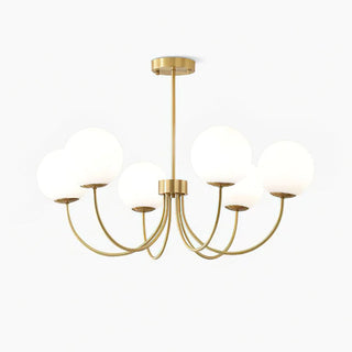 Lustra Lustre Orillia Brass Globe Modern