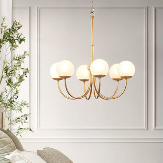 Lustra Lustre Laiton Globe Orillia Élégant